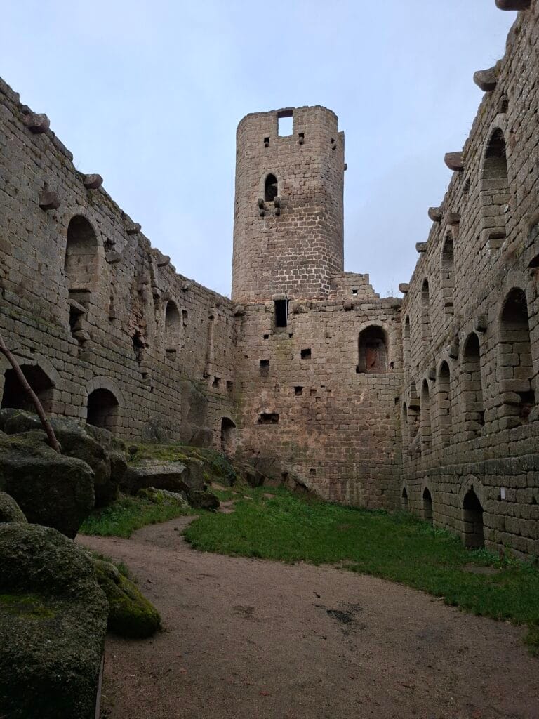 Le château d'Andlau à l'ntérieur